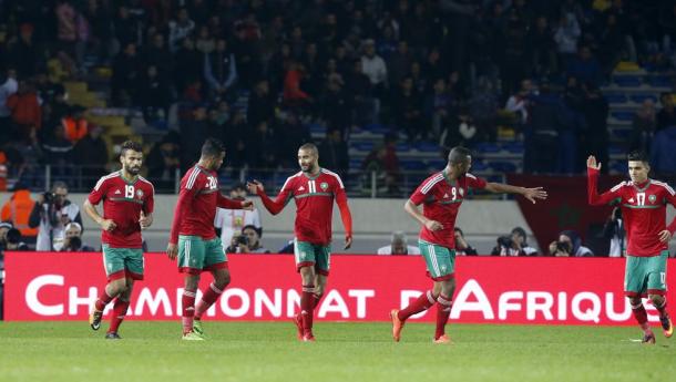 Los hombres de Renard se felicitan tras anotar un gol I Foto: AP
