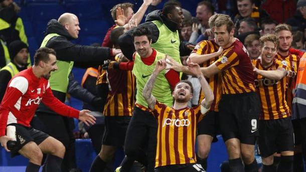 The Bantams recorded a big 4-2 win at Stamford Bridge at this stage in last season's competition. | Photo: BBC