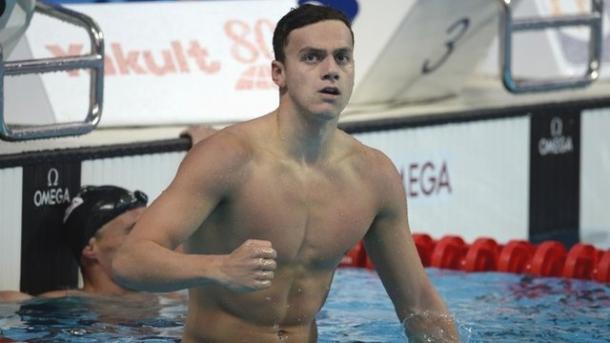 Guy is world champion at 200m freestyle (photo:bbc)