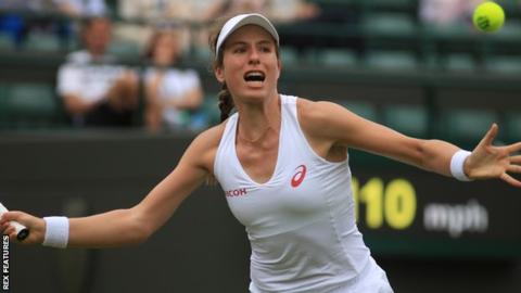 Konta is yet to reach the third round | photo: BBC