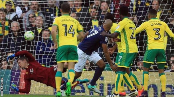 Gol de Baptiste contra el Norwich City. Foto: Sky Sports