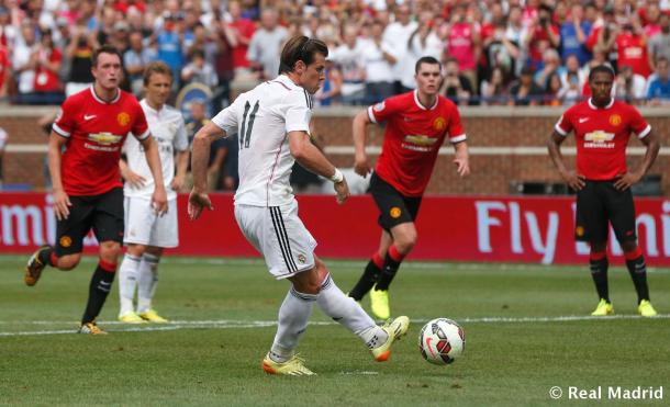 Gareth Bale lanzando el penalti | Foto: Real Madrid