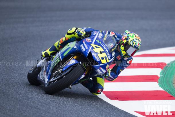 Rossi, a enmendar el error de Brno. Foto: Marc González - VAVEL