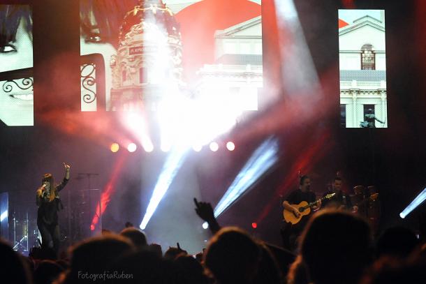 Espectáculo y sonido de altura para la malagueña | Foto: Rubén Bonmatí