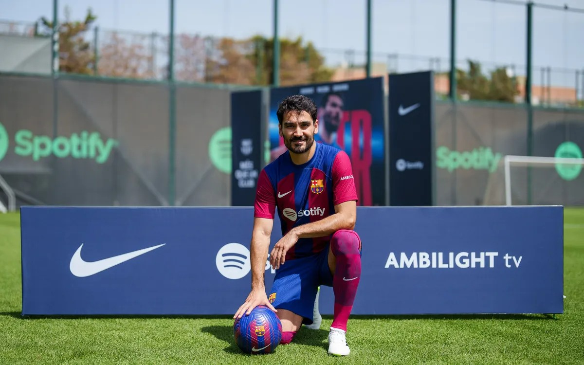 Ilkay Gundogan en su presentación | FC Barcelona