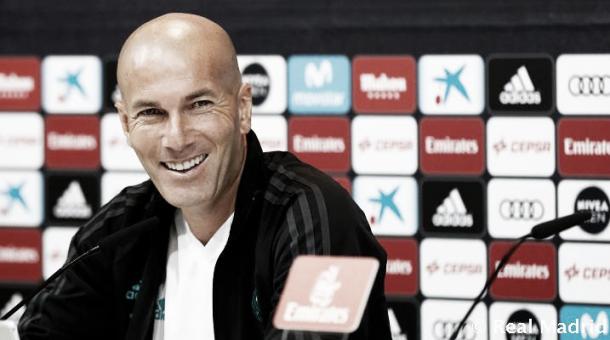 Entrevista coletiva de Zinedine Zidane | Foto: Divulgação/Real Madrid CF