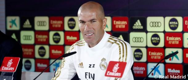 Zidane en rueda de prensa | Foto: Real Madrid