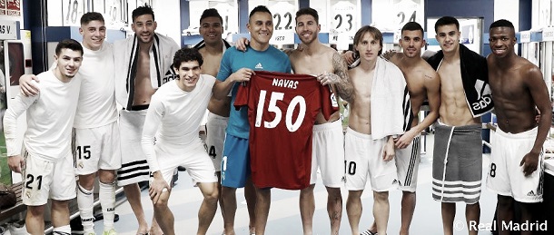 Navas festejó sus 150 partidos con el equipo | Foto: Real Madrid CF