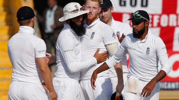 Stokes celebrates taking five wickets for England | Photo: ECB