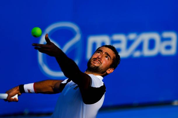 Marin Cilic had a tough match against Alexandr Dolgopolov but he's in the second round. (Photo: Mextenis)