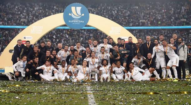 El Real Madrid campeón de Supercopa. Real Madrid 