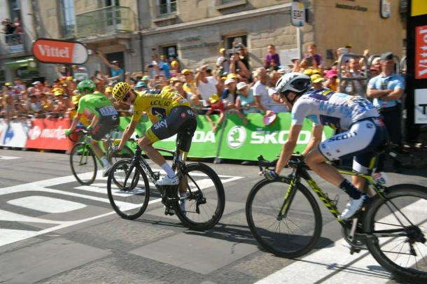 Froome, vencedor de la pasada edición, se encuentra ambicioso ante la posibilidad de vencer su quinto Tour. / Foto: Tour de France