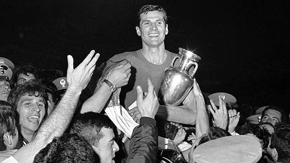 Italia celebra su única Eurocopa, lograda en 1968
