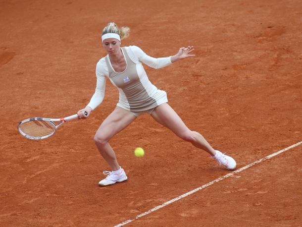 Camila Giorgi in action | Photo: J&T Banka Prague Open
