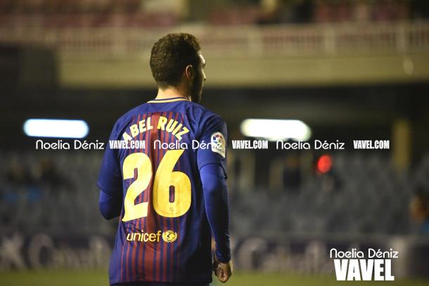 Abel Ruíz, jugador del Barça B | Foto: Noelia Déniz - VAVEL