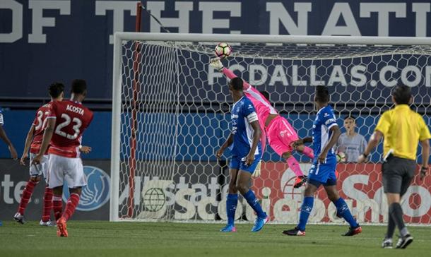 Kellyn Acosta scored the second and third goals of the night against Arabe Unido. | Photo: CONCACAF