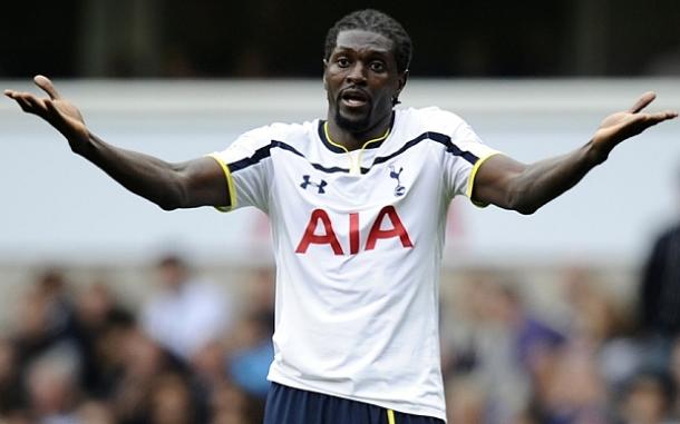 Adebayor hasn't always fitted in well at clubs he's played for (photo: getty)