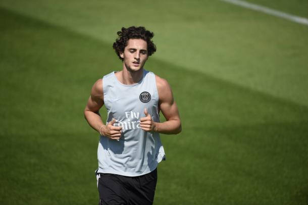 Rabiot in training | Photo: labeautedufootball.fr