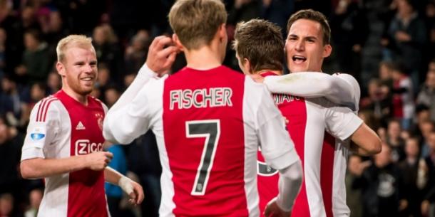 45 goles lleva el Ajax hasta el momento en liga. (Foto: fcupdate.nl)