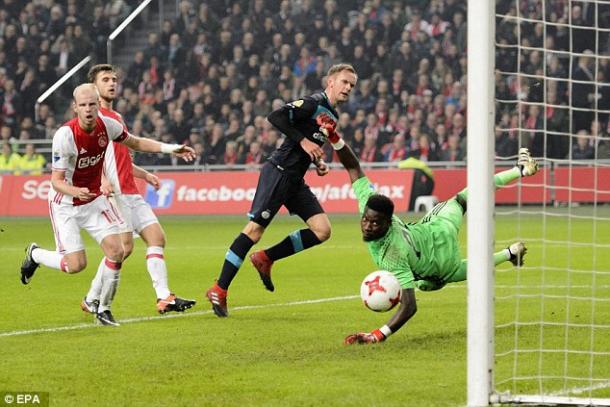 El PSV sacó un empate del Ámsterdam Arena. Foto: Eredivisie