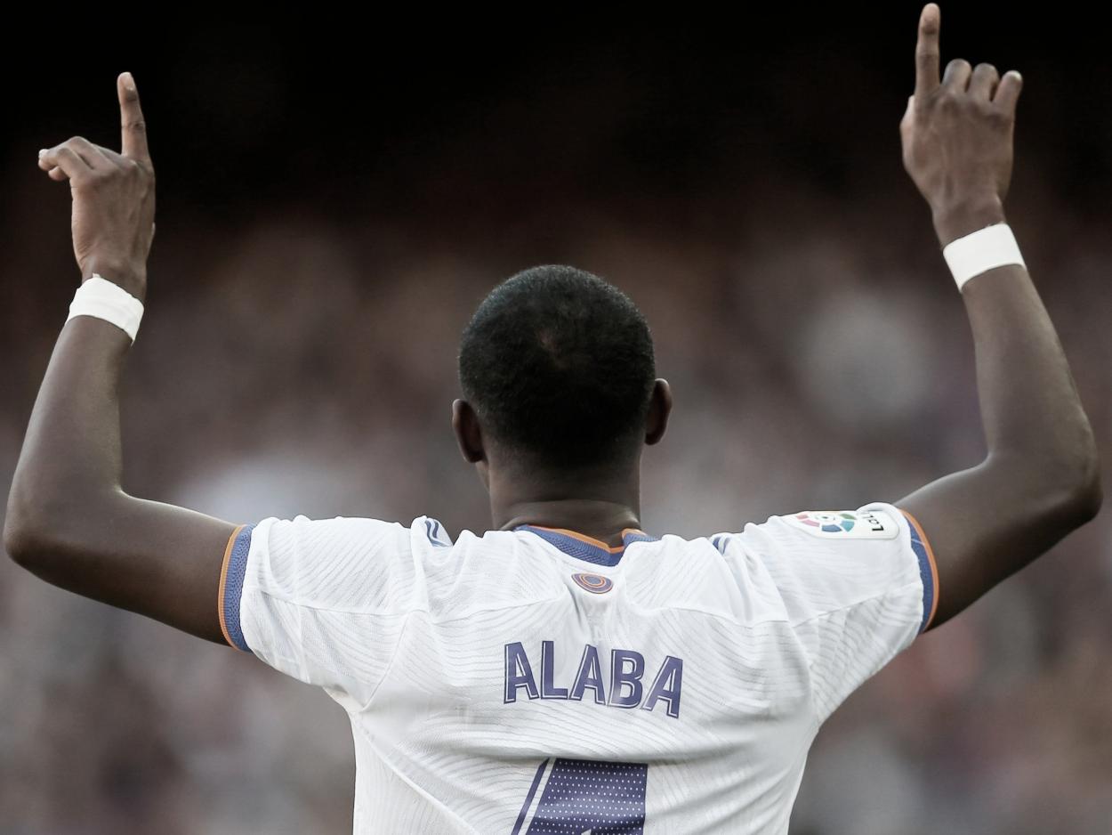 David Alaba y su primer gol con la camiseta del Madrid | Foto: Real Madrid