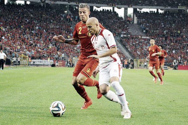 O jogo de 2014 foi marcado por muito granizo em campo (Fonte:Getty Images)