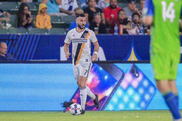 Alessandrini lo intentó con escasa fortuna // Imagen: LA Galaxy