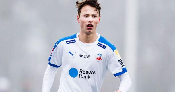 Timossi Anderson in action for HIF | Photo via AftonBladet