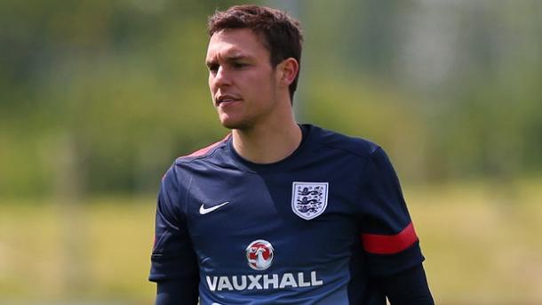 Fraser Forster’s pain was Alex McCarthy’s gain, as Southampton’s new keeper replaced his team-mate in the England squad. Photo: The FA.