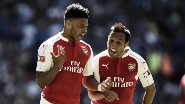 The Ox's goal in the Community Shield has been the personal high point of his season (photo:skysports.com 