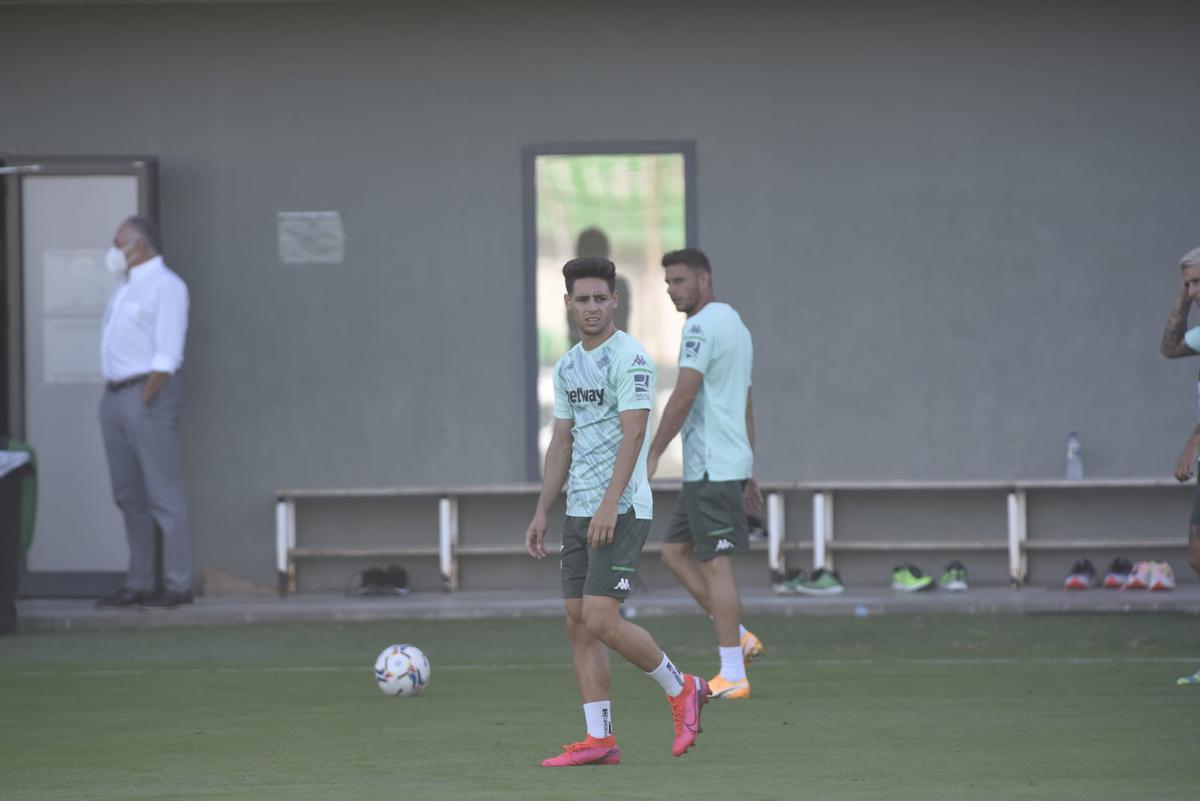 Álex Moreno durante un entrenamiento | Fotografía: @alexmoreno