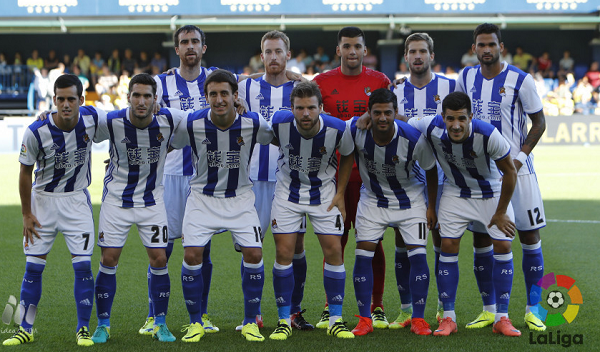 Alineación de la Real Sociedad en El Madrigal | Fuente: LaLiga