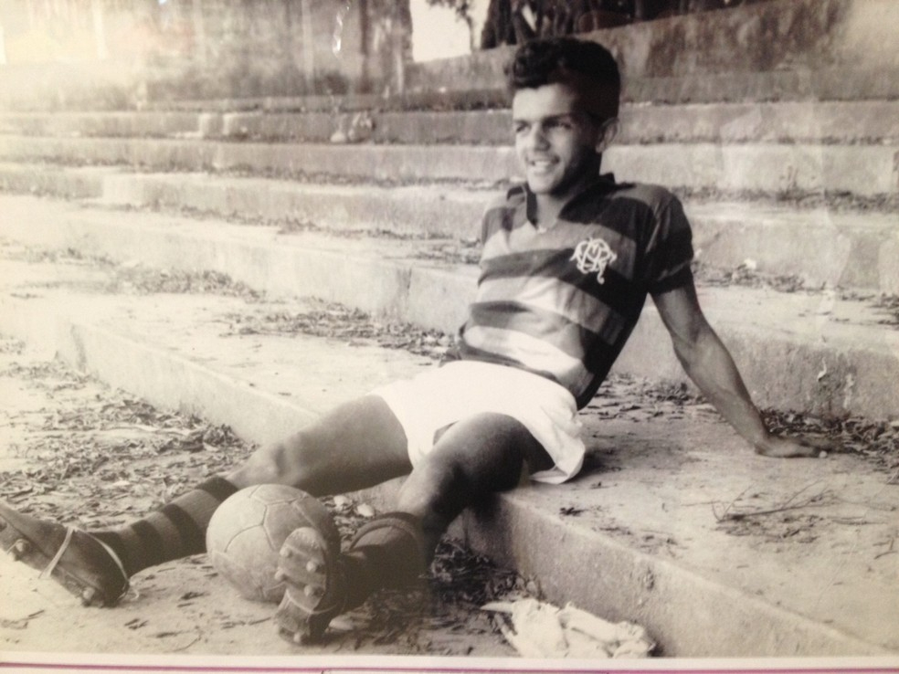 Dida na época de jogador do Flamengo. Por onde passou, fez história. | Divulgação/Museu dos Esportes
