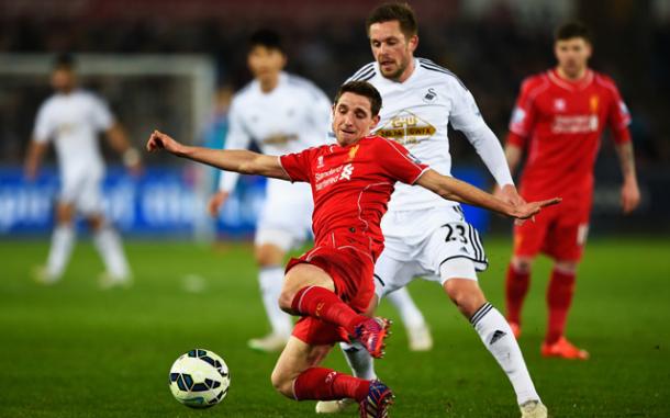 Whilst Leicester and Southampton are interested, Allen's former club Swansea have lodged a bid (photo: Reuters)