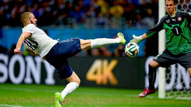 La última gran cita internacional a la que acudió Karim Benzema fue el Mundial de Brasil | FOTO: FIFA.com