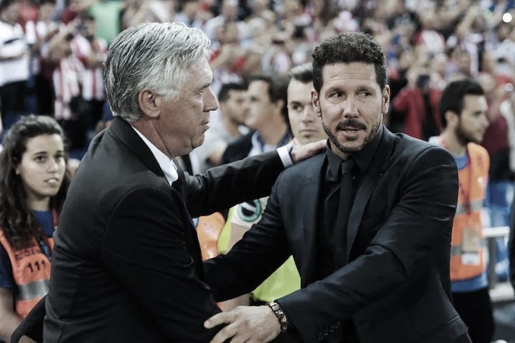 Carlo Ancelotti y Diego Simeone, dos entrenadores con historia | Foto: LaLiga