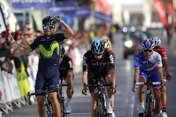 En la Vuelta a Andalucía - Ruta del Sol llegó a las 100 victorias | Fuente: Movistar Team