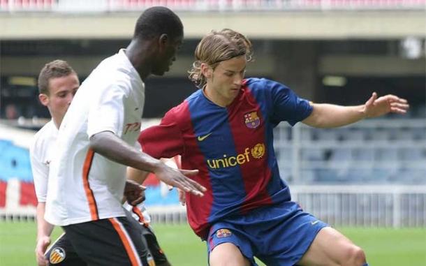 Orlandi, en un partido con el Barça B  |  Fotografía: Sport.es