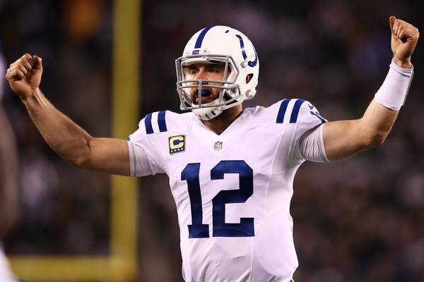 Dwayne Allen's three touchdowns led the way for the Colts. Credit: Elsa/Getty Images North America