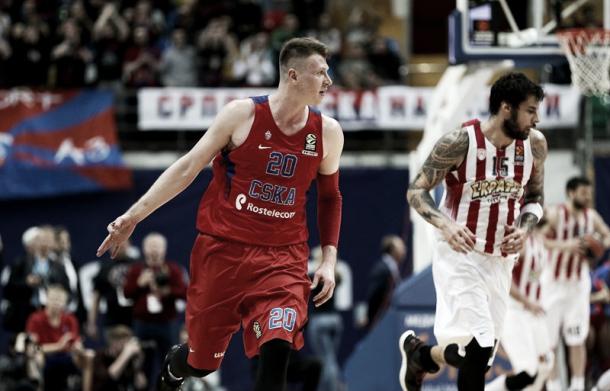 Vorontsevich, CSKA Mosca. Fonte foto: http://www.euroleague.net 