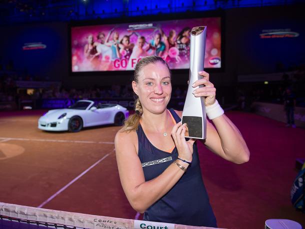 Angelique Kerber consiguió el título en 2015 | Foto: Stuttgart Open.