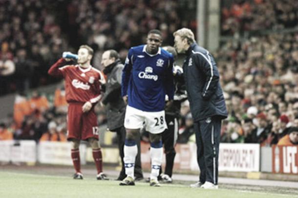 Anichebe admitted that the appeal of playing under Moyes drew him to Sunderland. (Photo: Liverpool Echo)