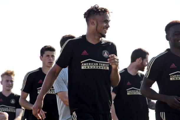 Anton Walkes already in action during preseason training | Source: @ATLUTD