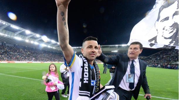 Di Natale received a hero's send off after 12 years at the club | photo: beinsports.com