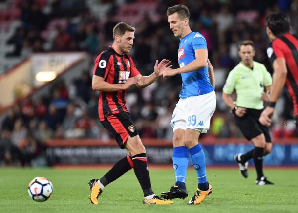 Milik in azione - Foto Ssc Napoli 