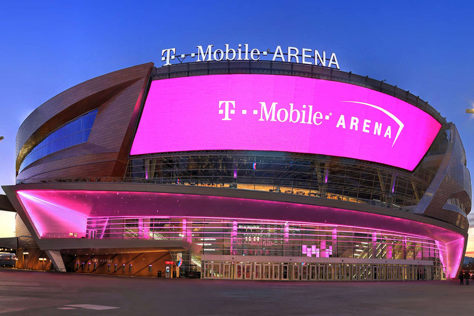 Exterior del T-Mobile Arena, con capacidad para 20.000 personas | Foto: T-Mobile