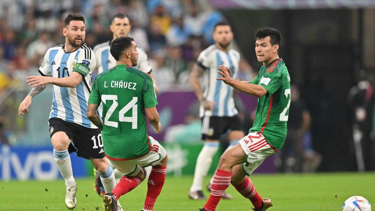 Lionel Messi vs México | Foto: FIFA