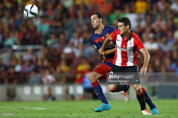 Aritz Aduriz (R) is one of a long line of Basque heroes at Athletic | Photo: Manuel Blondeau/Getty Images