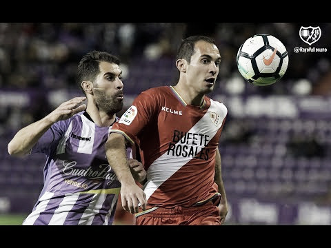 Armenteros contra el Valladolid temporada 2017-2018. Fotografía: Rayo Vallecano S.A.D