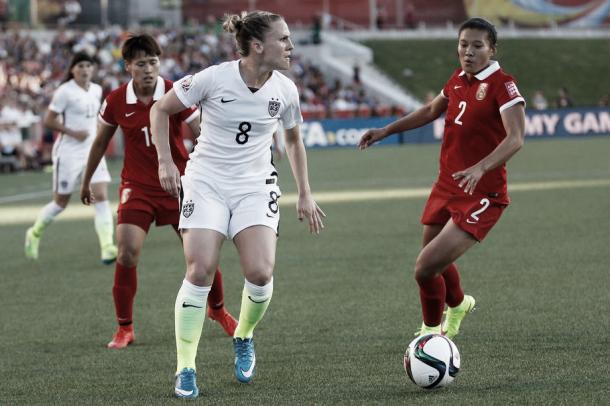 Rodriguez with the national team. | Photo: Michael Chow - USA TODAY Sports